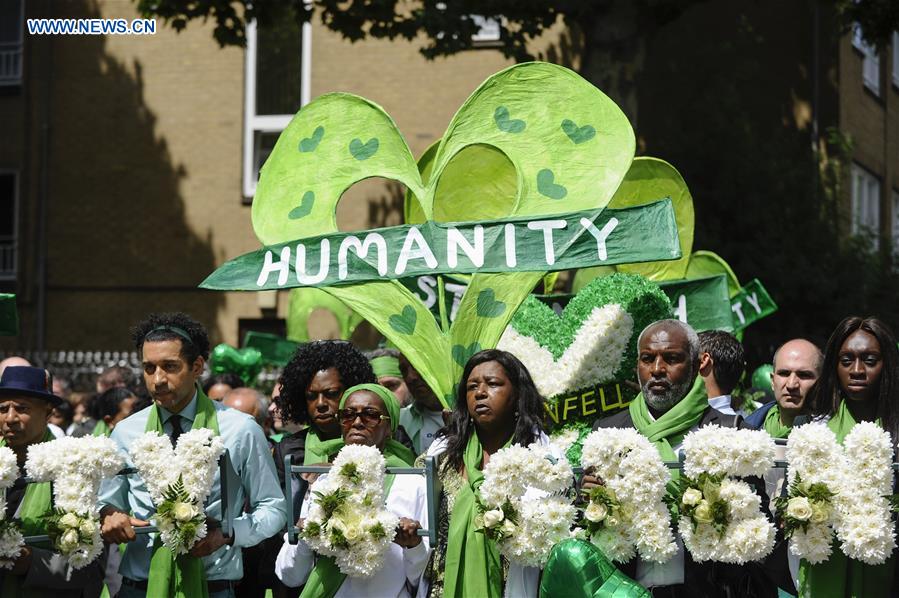 BRITAIN-LONDON-GRENFELL&nbsp;TOWER-FIRE-ONE YEAR ANNIVERSARY