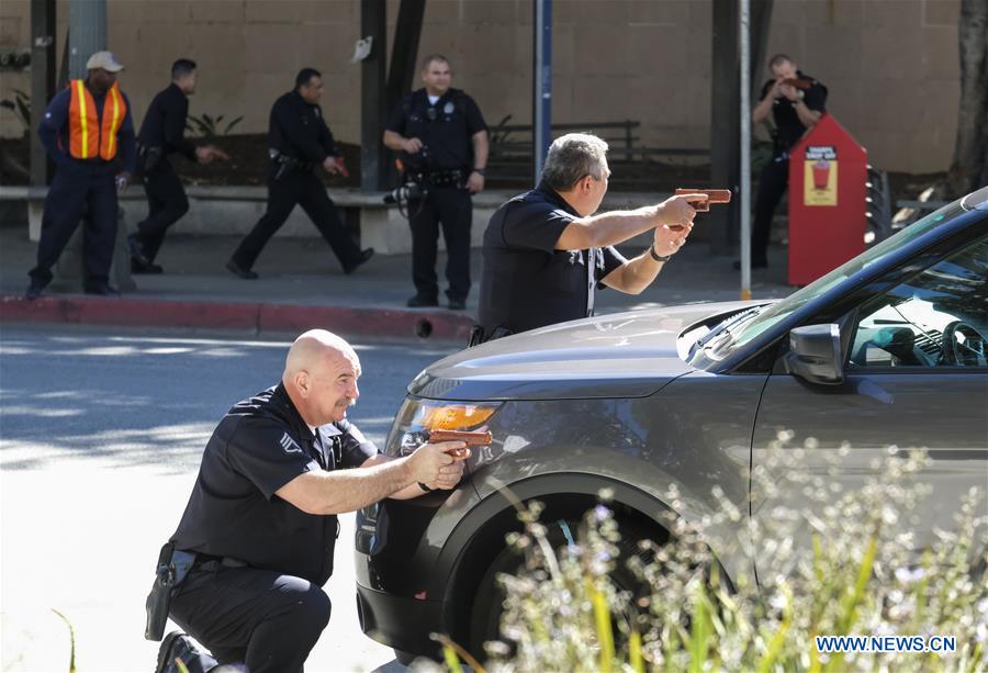 U.S.-LOS ANGELES-POLICEMEN-TRAINING