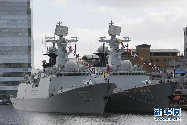 (國際)(1)中國海軍第二十六批護航編隊訪問英國