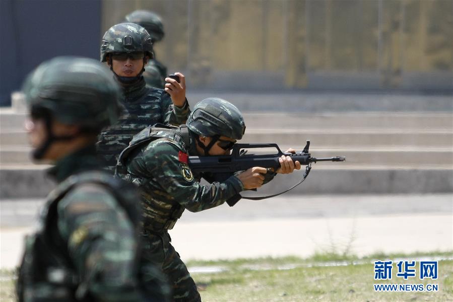 (圖文互動)(1)武警部隊“長城-2019”反恐國際論壇在京開幕