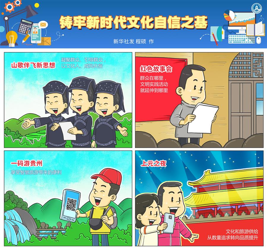 （圖表&middot;漫畫）［總書記推動的改革身邊事&middot;文化改革篇］鑄牢新時代文化自信之基（橫版）