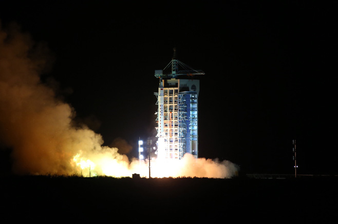 4月6日，實踐十號衛(wèi)星發(fā)射升空。