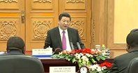 習近平同贊比亞總統舉行會談