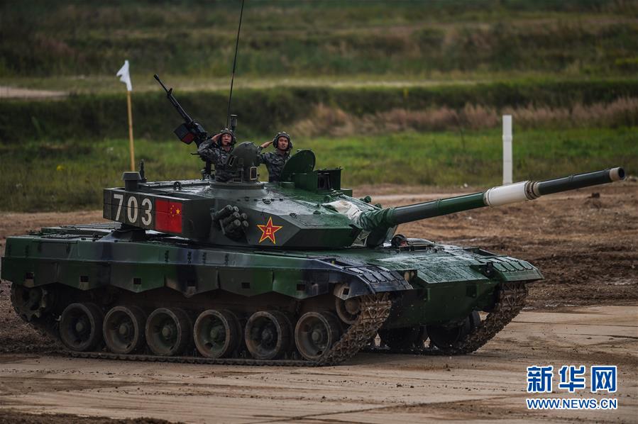 (國際·圖文互動)(2)“國際軍事比賽-2020”“坦克兩項”項目單車賽收官 中國隊晉級半決賽