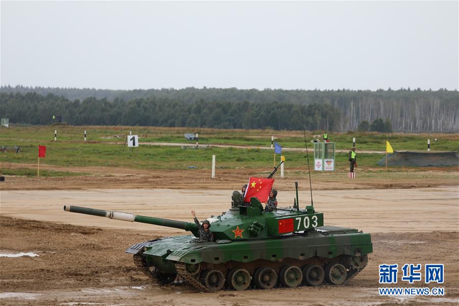 (國際·圖文互動)(5)“國際軍事比賽-2020”“坦克兩項”項目單車賽收官 中國隊晉級半決賽