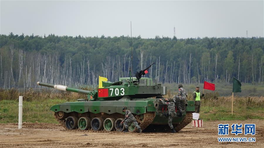 (國際·圖文互動)(4)“國際軍事比賽-2020”“坦克兩項”項目單車賽收官 中國隊晉級半決賽