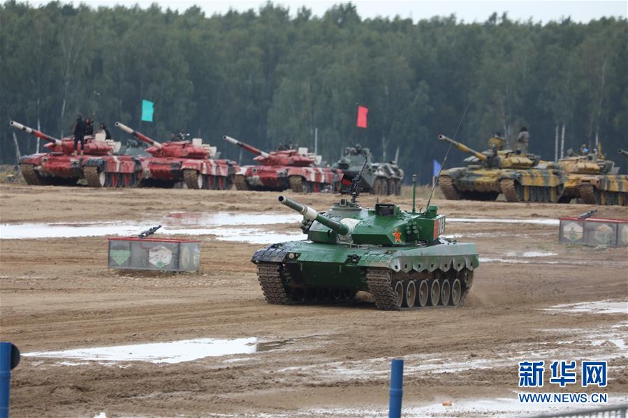 (國際·圖文互動)(6)“國際軍事比賽-2020”“坦克兩項”項目單車賽收官 中國隊晉級半決賽